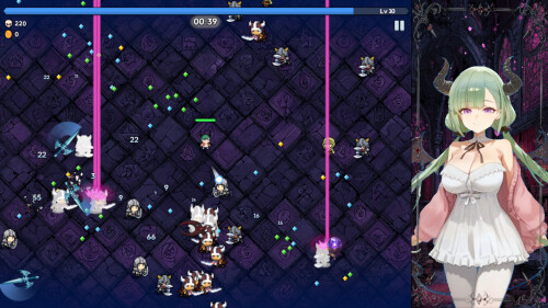 新作[冒险ACT/策略/战斗] 魅魔幸存者 Succubus Survivors Steam官中步兵版+自带全回想 [1.20G]