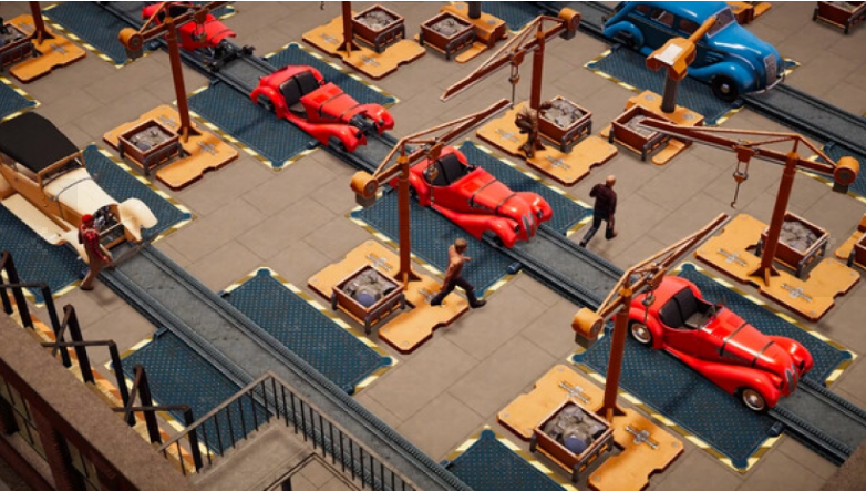 【PC/中文/模拟经营/建造/复古/11.1G】汽车制造（Car Manufacture）中文+复古建造模拟经营游戏+11.1G
