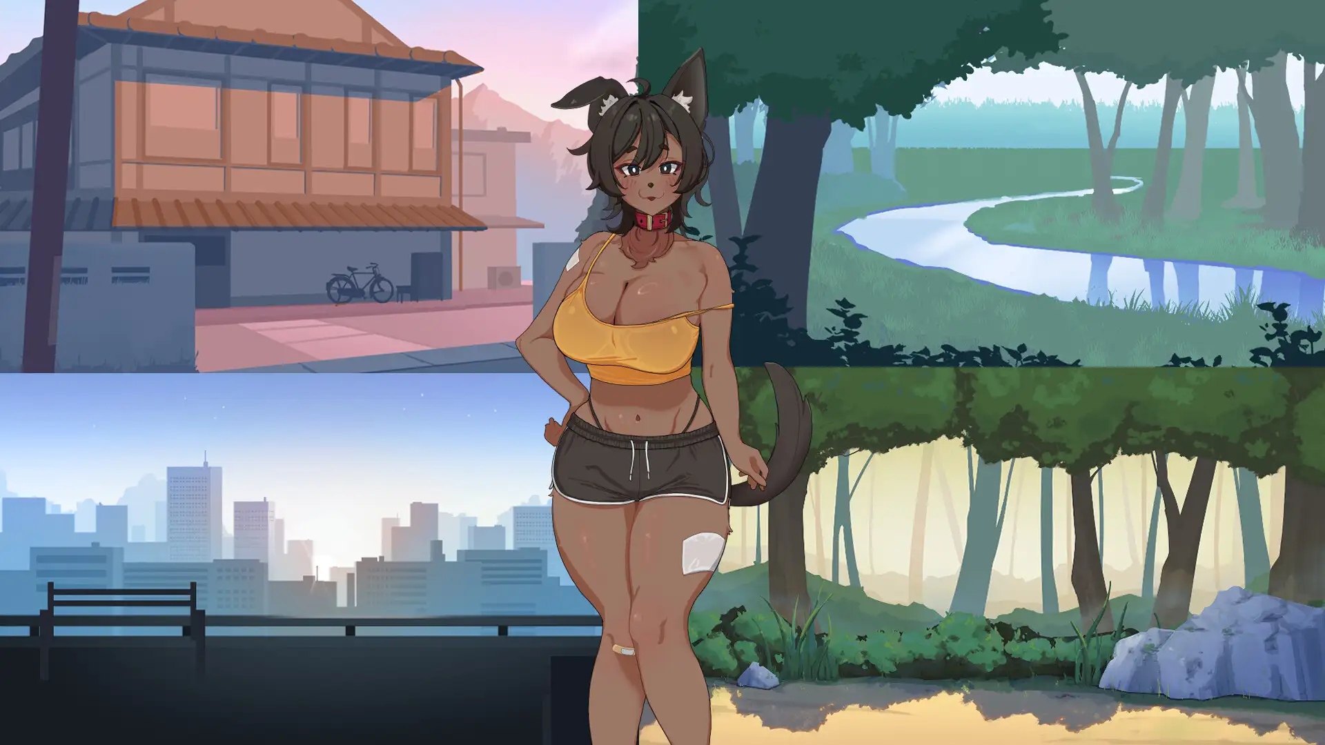 新作[探索SLG/巨乳爆乳/动态] 在乡下与谜之大姐姐尽情爱爱！！～童贞证钛与犬系兽人的故事～ 田舎で謎のお姉さんとエッチ三昧!! ～童貞ショタと犬系獣人のお話～ 官中版 [550M]