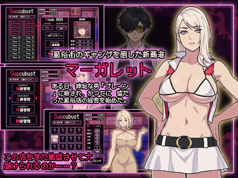 DL11月新作【经营SLG/卖春风俗/动态】破产风俗店(SUCCUBUST·サキュバスト)V1.0 AI汉化【PC+安卓-1.60G】