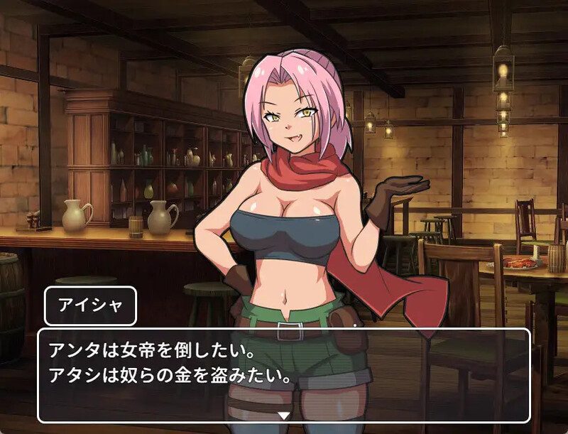 DL12月新作【RPG/战斗H】不法之徒VS极恶女帝(ならず者vs極悪女帝)V1.0 AI汉化【1.30G】