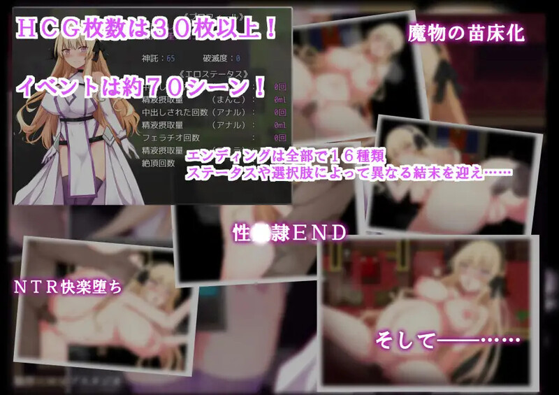 DL11月新作【回合RPG/被NTR/异种X】NTR 圣女骑士蕾雅-击败魔王之后-(NTR聖女騎士レイア-魔王を倒したそのあとで-)V1.0 AI汉化【PC+安卓-1G】