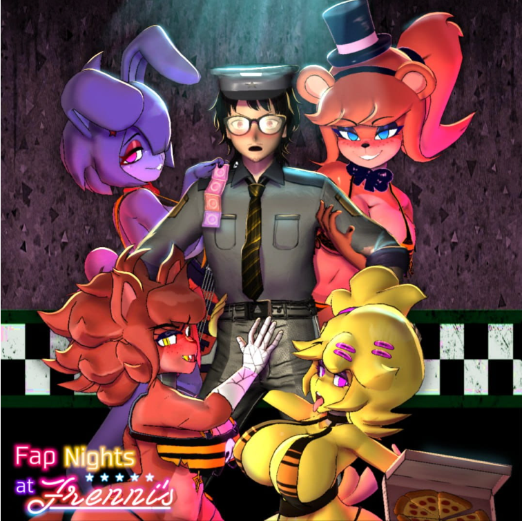 【PC/汉化版/3D/动态/视觉小说/5.58G】弗倫尼夜店的激情之夜 (Fap Nights at Frenni&rsquo;s) Ver0.2.8 汉化版+3D动态视觉小说游戏+5.58G