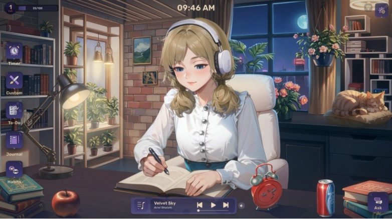 【PC/官中/治愈/陪伴/休闲/益智游戏/1.02G】Lo-Fi女孩：AI助手 官方简体中文版+治愈系+虚拟陪伴益智休闲游戏+1.02G