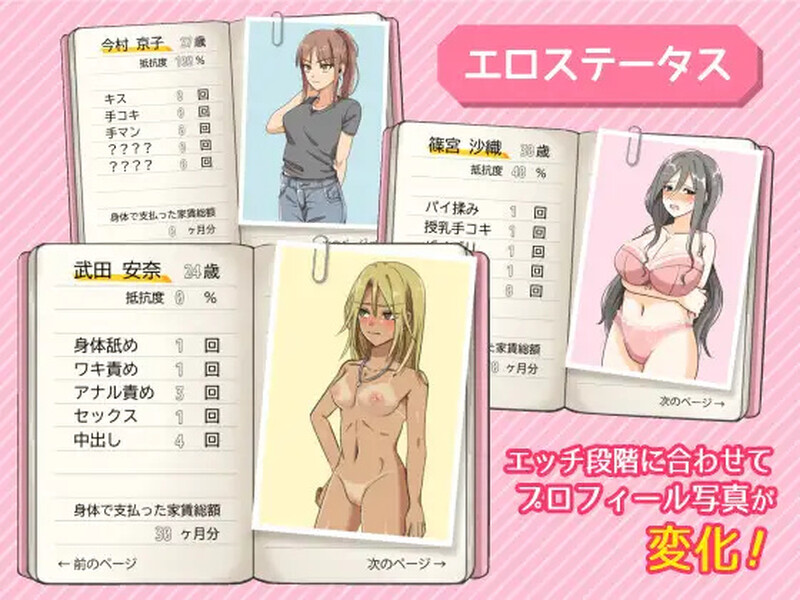 [爆款RPG/NTR/人妻] 太太請你用身體支付房租。 奥さん、家賃は身体で払ってもらいます。 官中版 [400M]