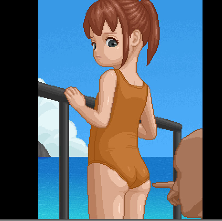 新作[日式SLG] 女儿泳装屁股 娘の水着尻 生肉版 [40M]