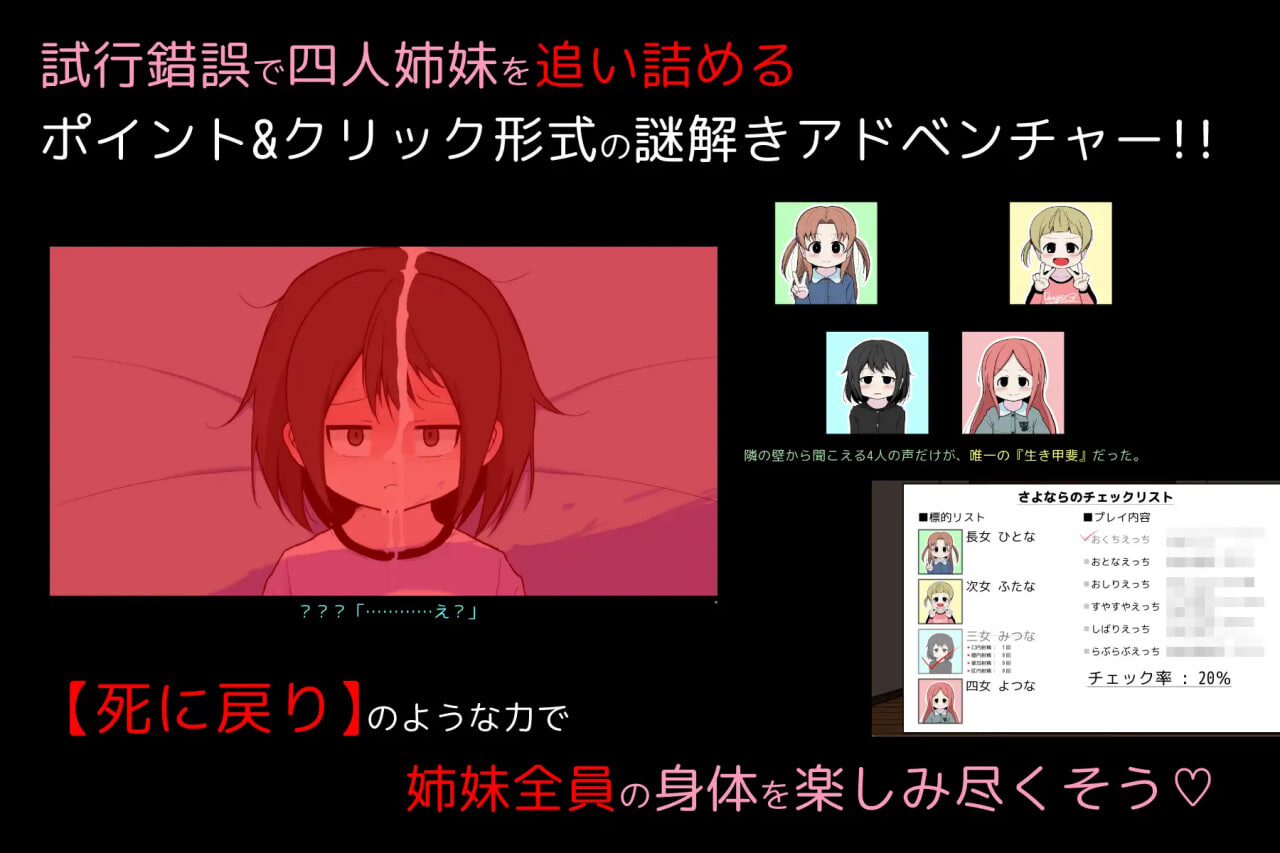 新汉化[拨作SLG/触摸抚摸/动态] 告别待办清单 さよならのチェックリスト Ver.1.0.2 内嵌AI汉化版+存档 [690M]