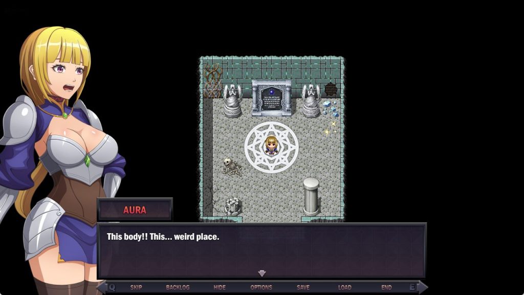 【PC/AI汉化/探索/RPG游戏/1.30G】 星之骑士姬奥拉(Star Knightess Aura)Ver1.2.1 AI汉化步兵版+全回想存档+探索RPG游戏+1.30G