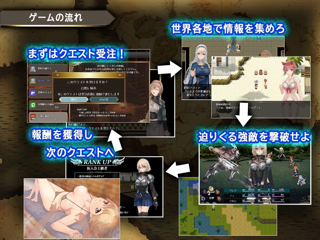 新作[冒险RPG/怪物] 龙与大剑 竜と大剣 v1.1.0 Steam官中版+全回想存档 [5.80G]