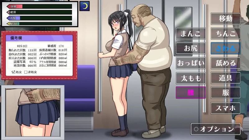 补档[互动SLG/全动态]JK痴汉電車（JK痴漢電車 種付けおじさん）V2.0 AI汉化【1.20G】